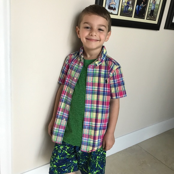 Ralph Lauren button down shirt 4T - Picture 3 of 8